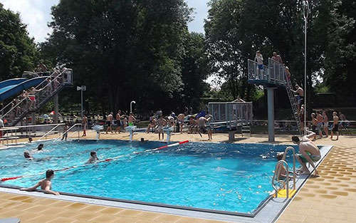 Neubau Edelstahlbecken - Freibad Dresden Cotta │ Springerbecken