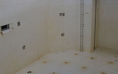 Becken mit Altbeschichtung 2K-PU